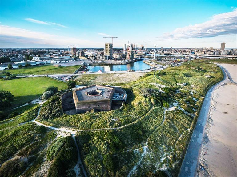 Luchtfoto Fort Napoleon