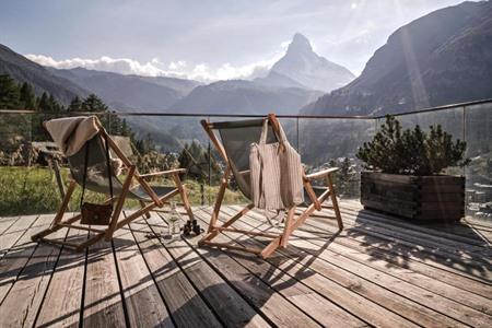 Luxe verblijf boeken met zicht op de Matterhorn