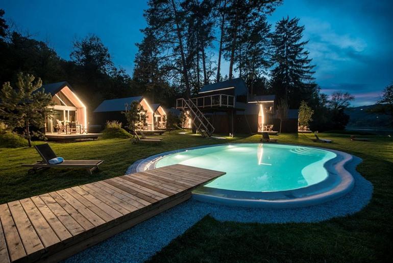 Luxury glamping Chocolate village