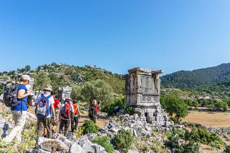 Lycische weg wandelen langs de kust van Turkije