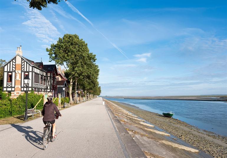 Maak een mooie fietstocht in de Baai van de Somme