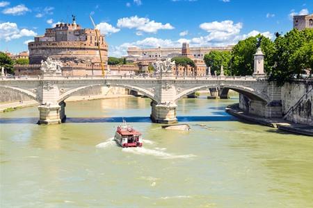 Maak een rondvaart op de Tiber in Rome