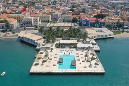 Mansa Marina Hotel aan de haven van Mindelo