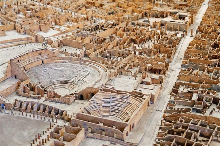 Maquette van Pompeii, Napels