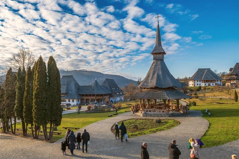Maramureș, houten kerk in Roemenië