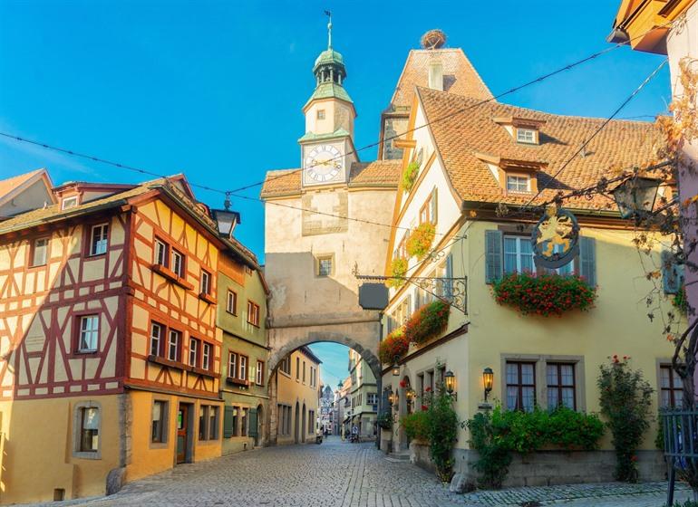 Marcustoren in Rothenburg, Duitsland