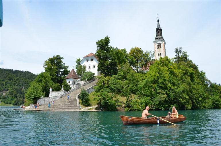 Maria Hemelvaartskerk in het Meer van Bled