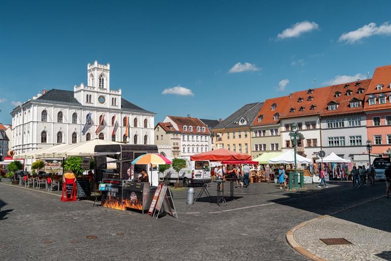 Marktplatz in Weimar