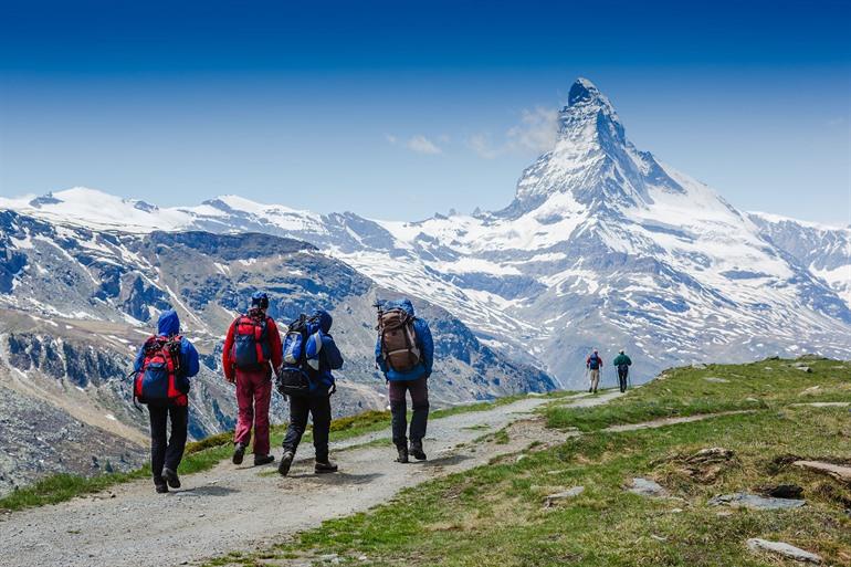 Matterhorn hikers, Zwitserland