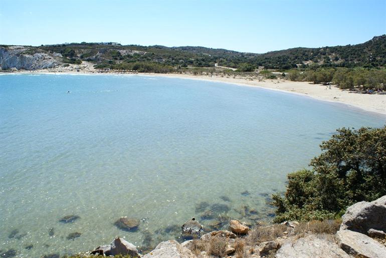 Meer van Achivadolimni op Milos