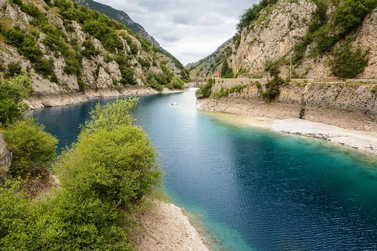 Meer van San Domenico, Abruzzen, Italië