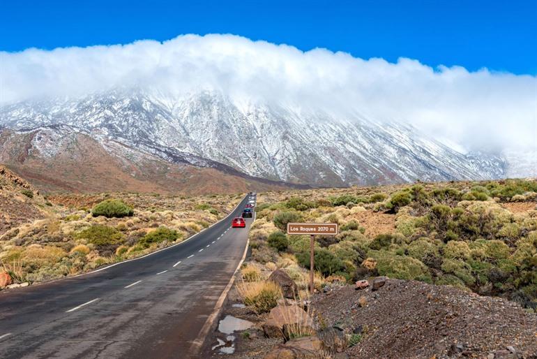 Met de auto naar El Teide, Tenerife