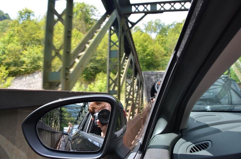 Met de auto op de trein