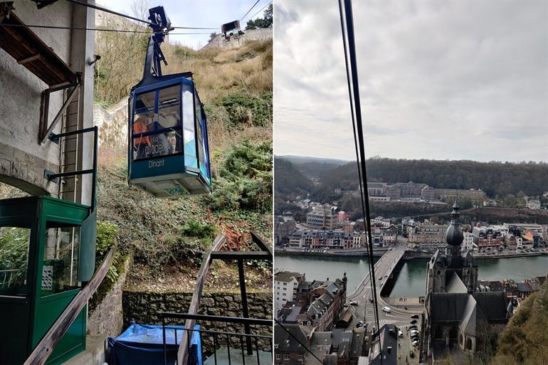 Met de kabelbaan naar de citadel van Dinant
