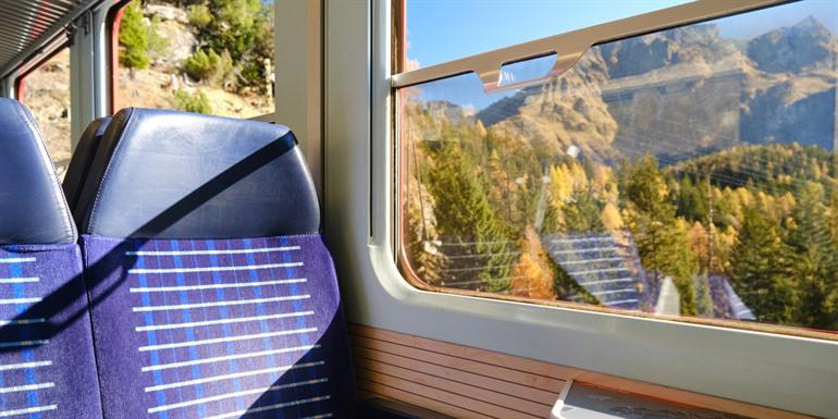 Met de trein reizen door Europa