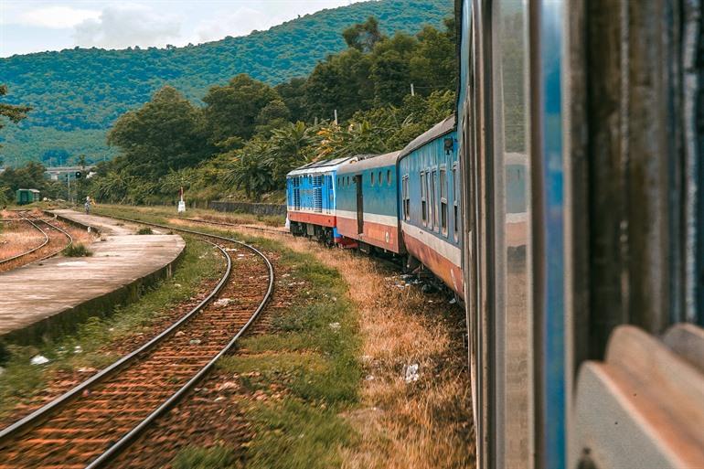 Met de trein reizen door Vietnam
