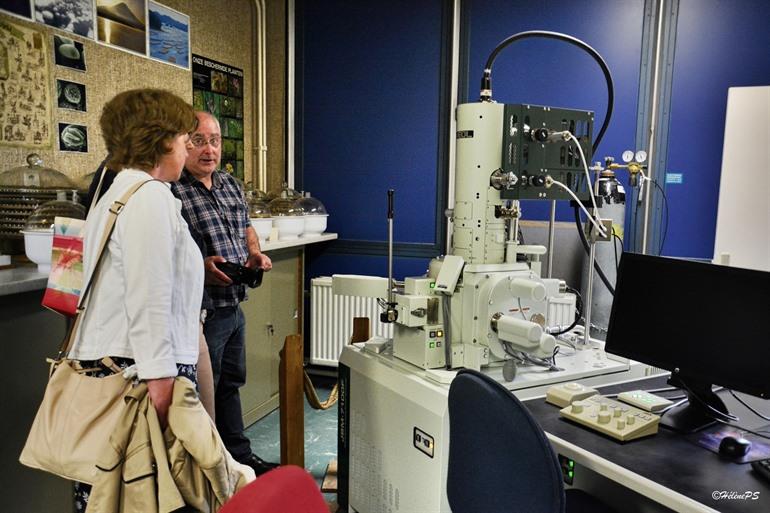 Microscoop in Plantentuin Meise