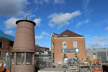 Mijnwerkerslamp bij station Tollembeek, Pajottenland