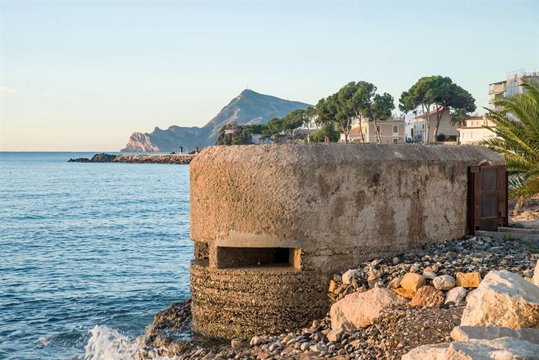 Militaire bunker in Altea, Alicante