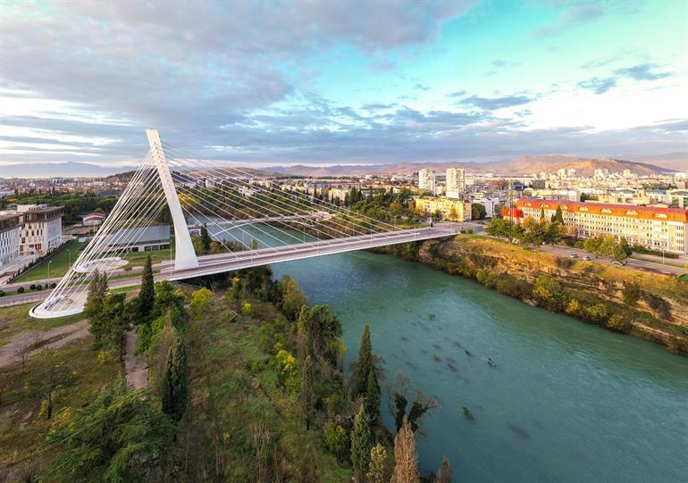 Millennium Bridge in Podgorica
