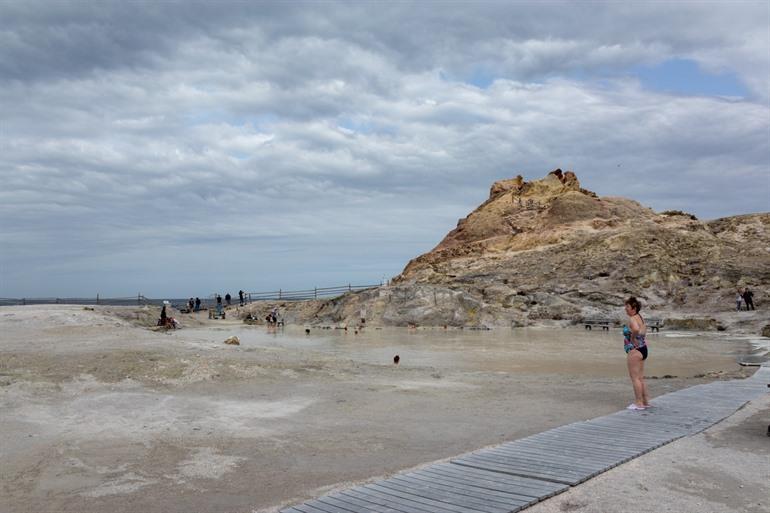 Modderbaden en vulkaankraters van Vulcano, Sicilië