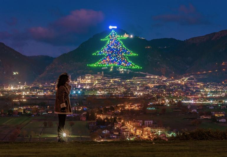 Monte Ingino Christmas Tree, Gubbio