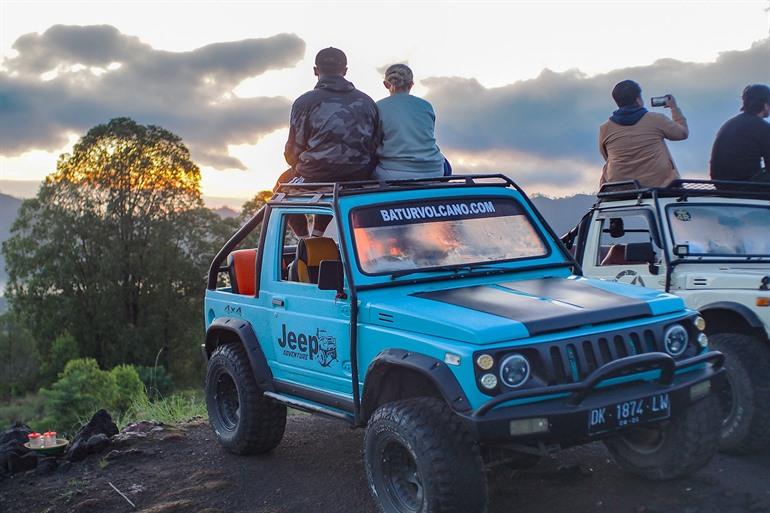 Mount Batur verkennen met de jeep