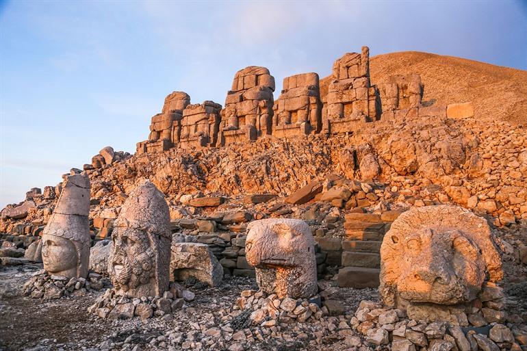 Mount Nemrut in Cappadocië, Turkije