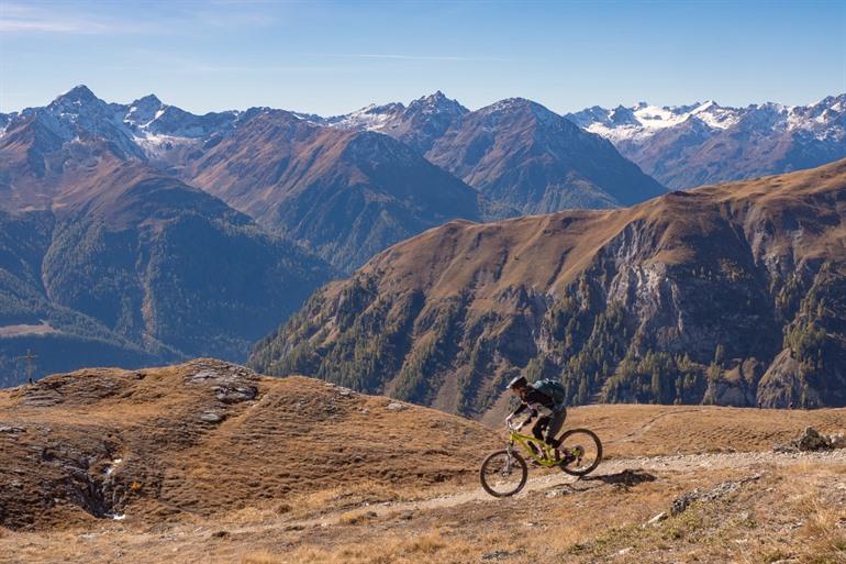 Mountainbiken in de Zwitserse Alpen