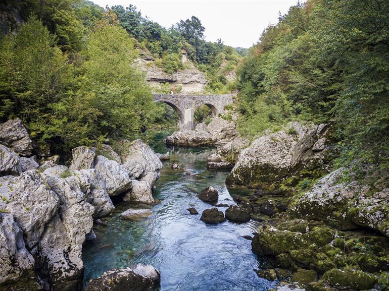 Mrtvica canyon in Montenegro