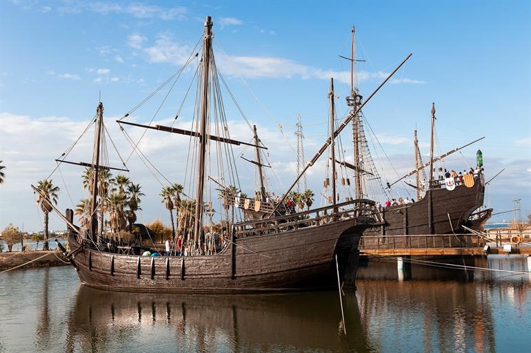 Muelle de las Carabelas, nabij Palos de la Frontera
