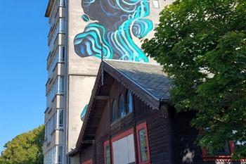 Murals en street-art in Oostende: Chrystal Ship