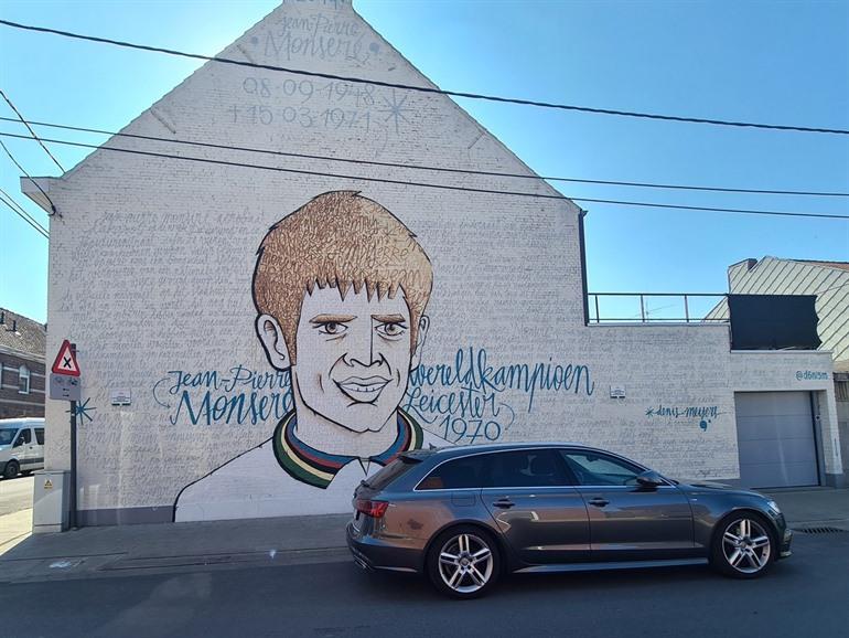 Muurschildering Jempi Monseré in Roeselare