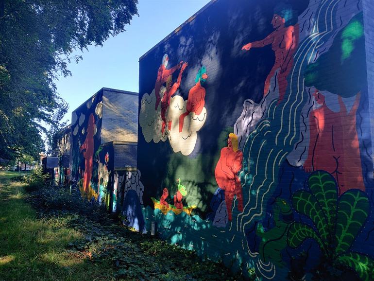 Muurschilderingen in het Heuvelhofpark, Luis Manuel Lambrechts