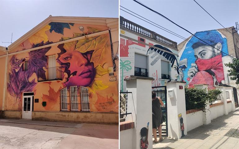 Muurschilderingen in Penelles, Catalonië