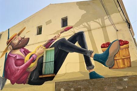 Street art in Penelles: zie de mooiste muurschildereringen in het Catalaanse dorpje