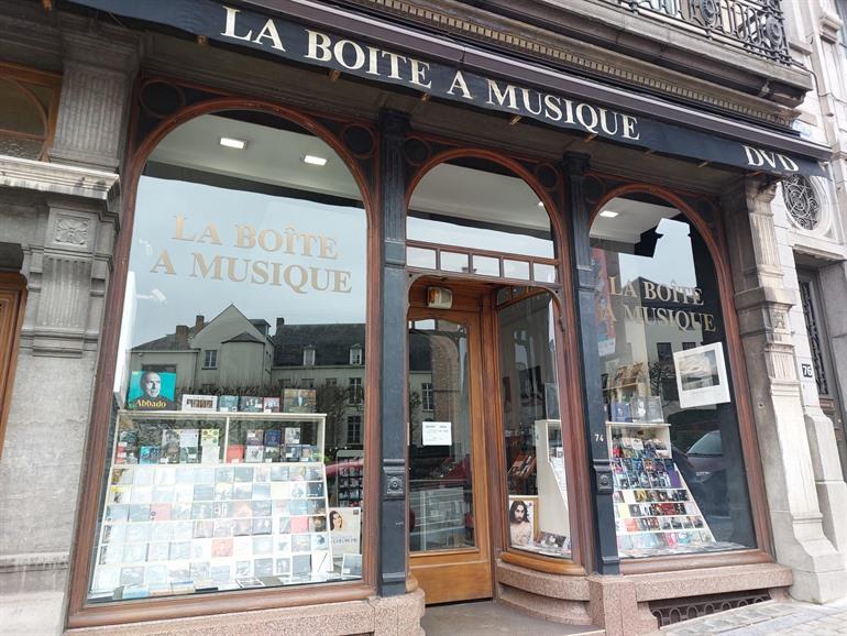 Muziekwinkel La Boîte à Musique in Brussel