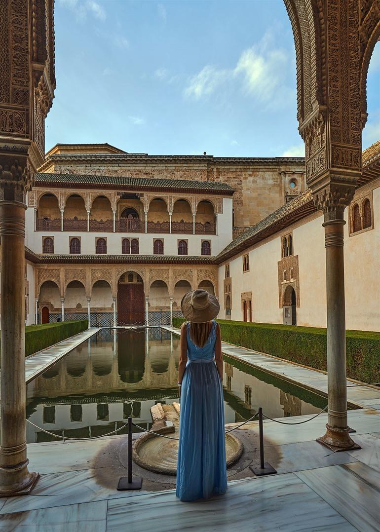 Nasrid paleizen binnen het Alhambra Granada