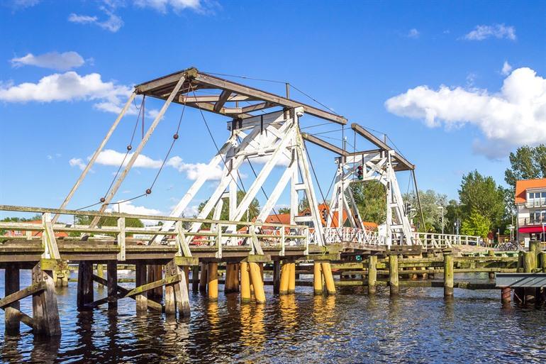 Nederlandse ophaalbrug in Wiek, Mecklenburg-Vorpommern