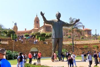 Nelson Mandela in Pretoria