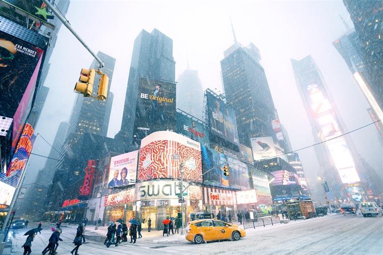 New York in de winter