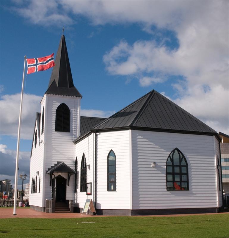 Norwegian Church in Cardiff, Wales 