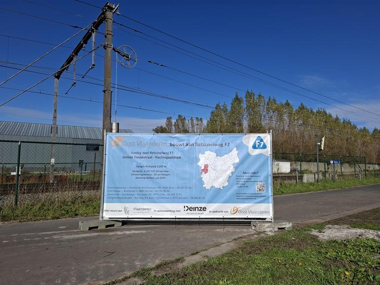 Omleidingen van de F7