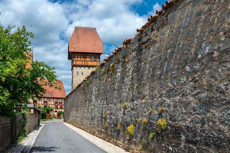 Onderdeel van de Stadsmuur van Dinkelsbühl