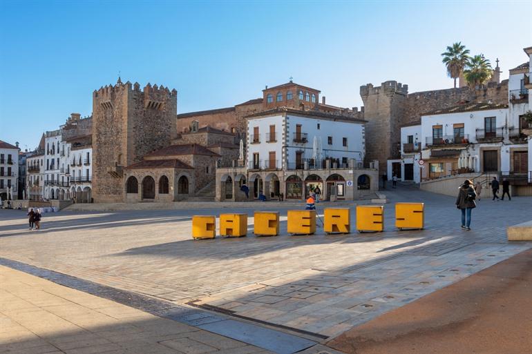 Ontdek het oude stadscentrum van Cáceres