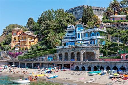 Ontspannen op het stadsstrand Spiaggia di Levanto