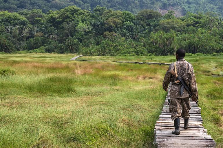Op pad met een ranger in het Semuliki National Park