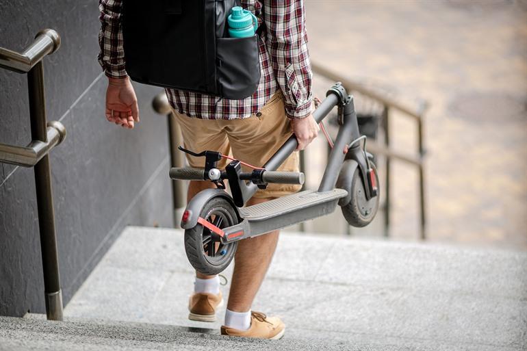 Opvouwbare elektrische fiets