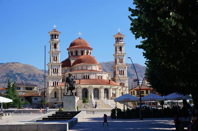 Orthodoxe kathedraal van Korçë, Albanië