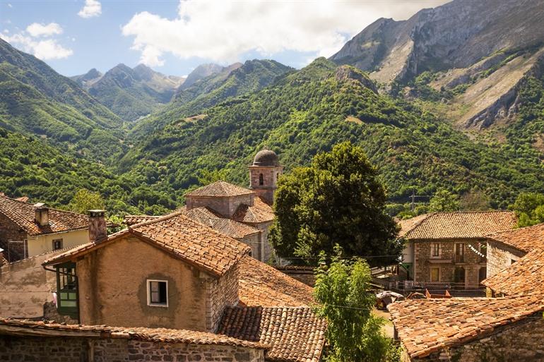 Oseja de Sajambre in Los Picos de Europa, Noord-Spanje